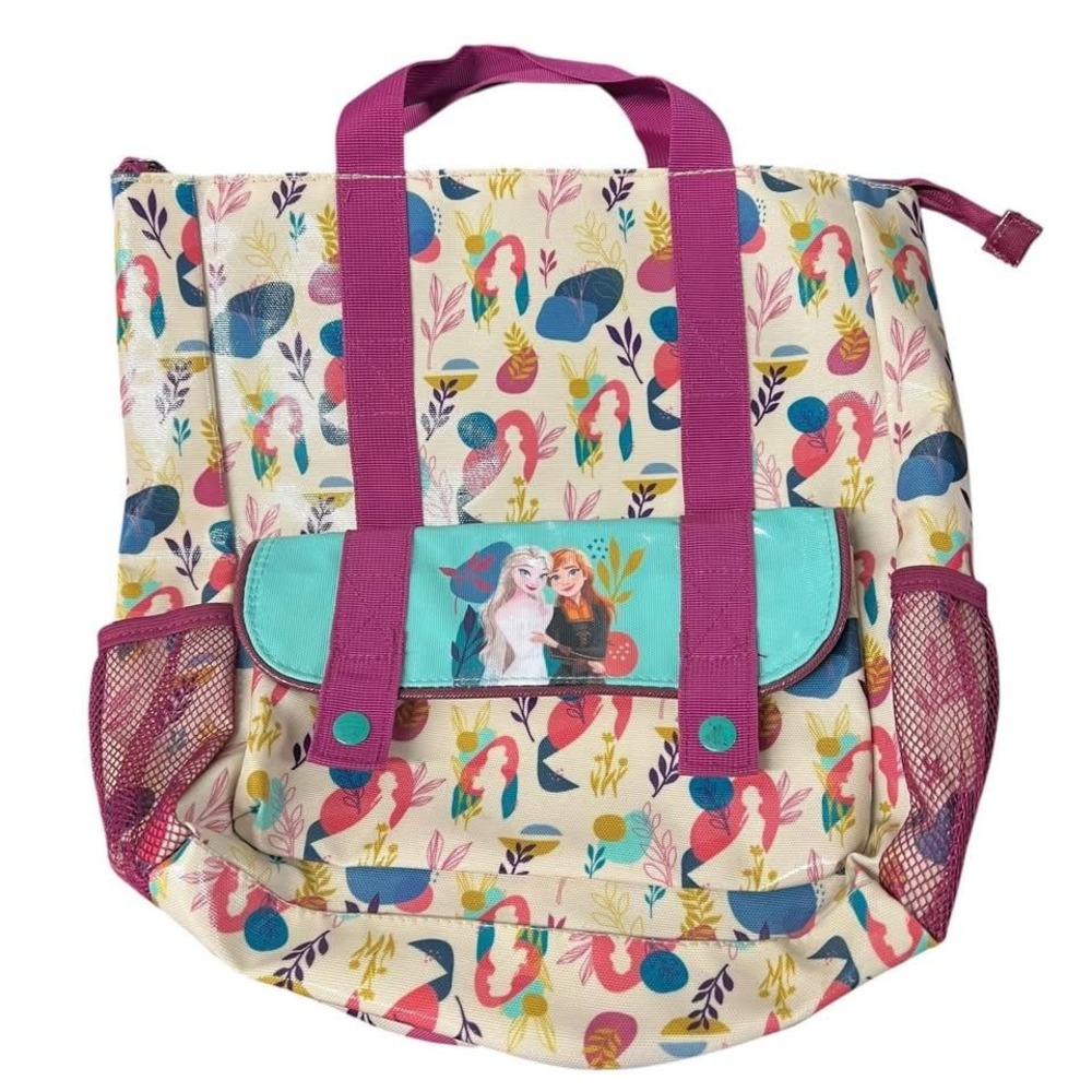 Disney Store Frozen 2 Anna & Elsa Backpack/Beach Bag So Sturdy‎ NICE